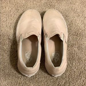 Light Pink Slip-On Vans Women’s Size 8
